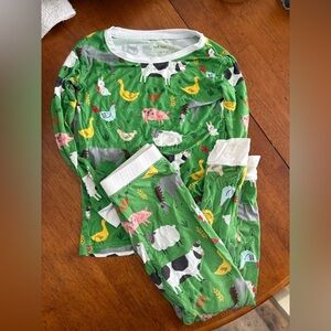 3T Little Sleepies Farm Animal print